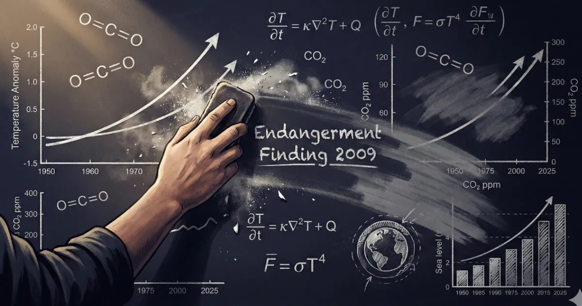 Erasing Reality: The Trump Administration's Attack on the Endangerment Finding